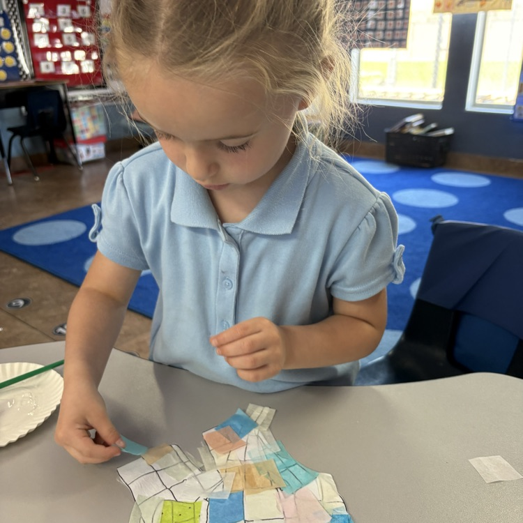 child working 