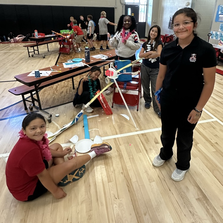 group working on marble run