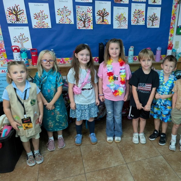 children in dress down clothes