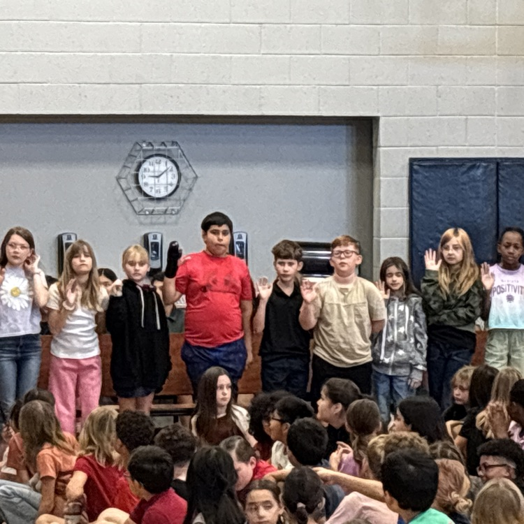 student in NJHS ceremony