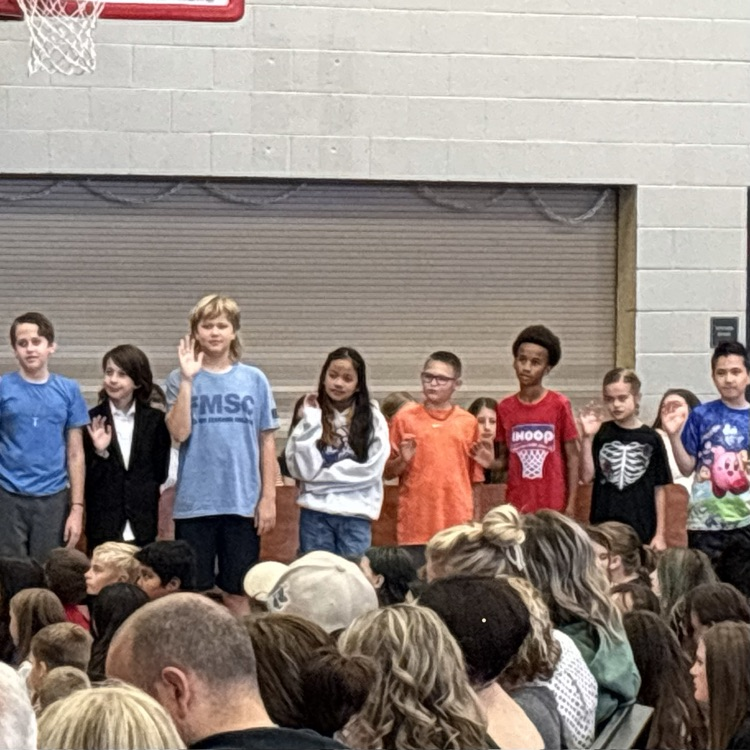 student in NJHS ceremony