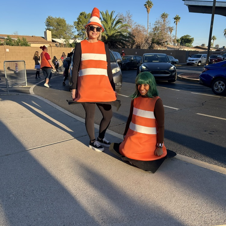 teachers as traffic cones