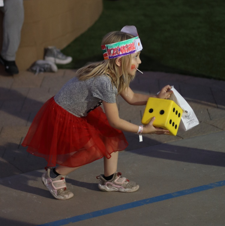 child with dice