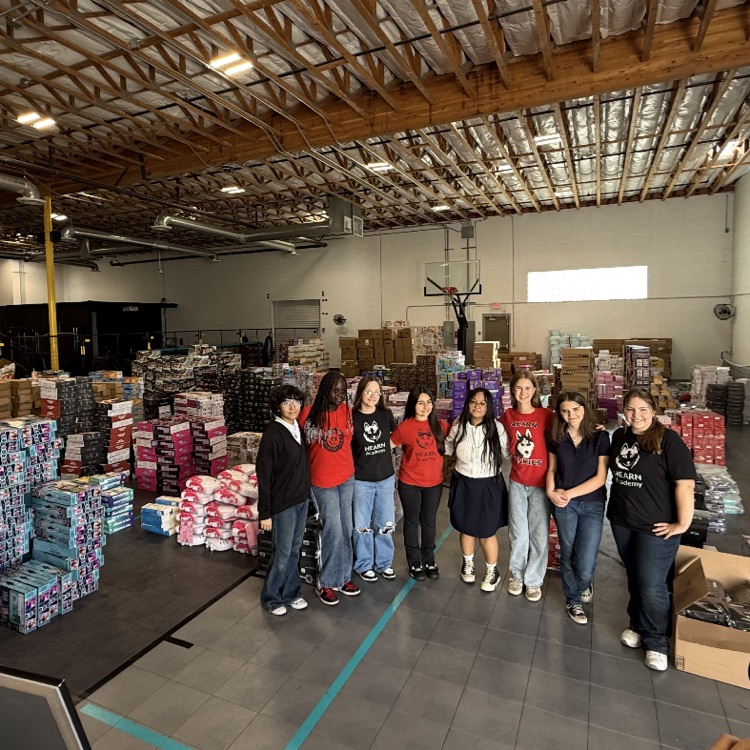 students volunteering 