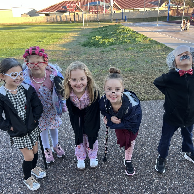 kids dressed as old people