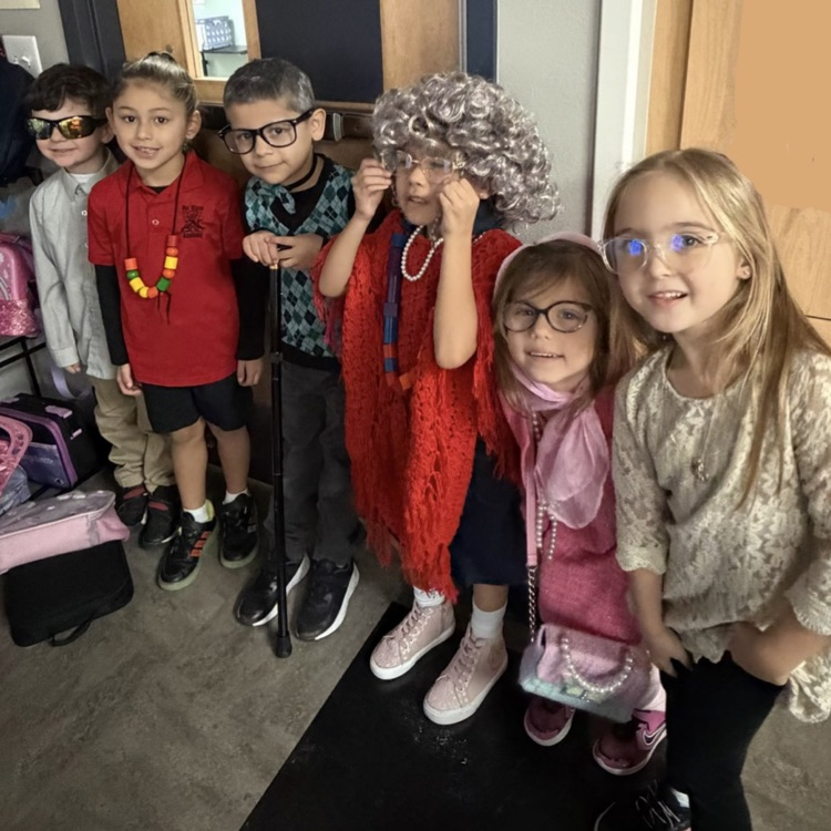 kids dressed as old people
