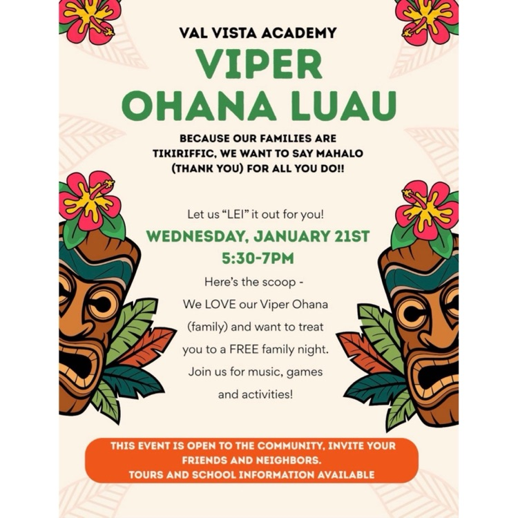 viper ohana luau flyer