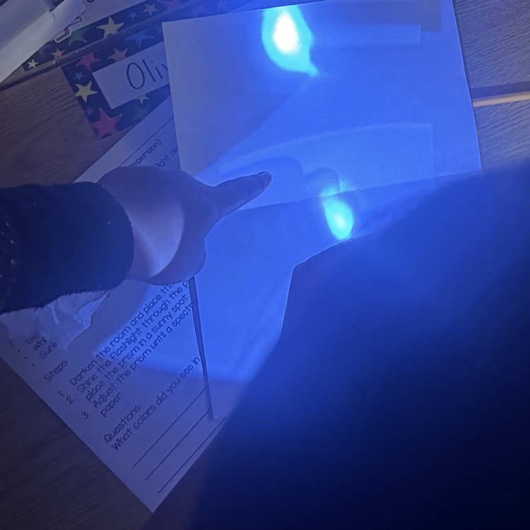 Hands on science “Creating Rainbows with Prisms”