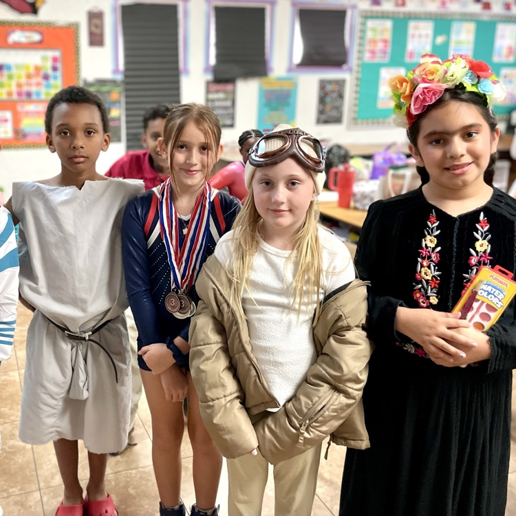 kids in costumes