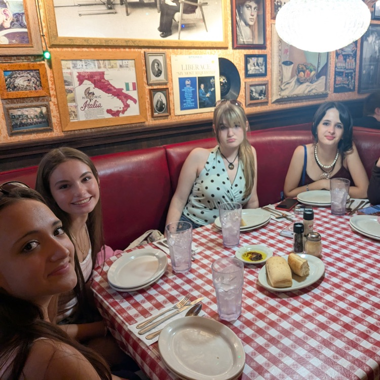 kids smiling at dinner