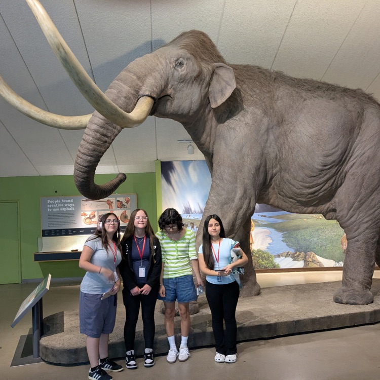kids with elephant