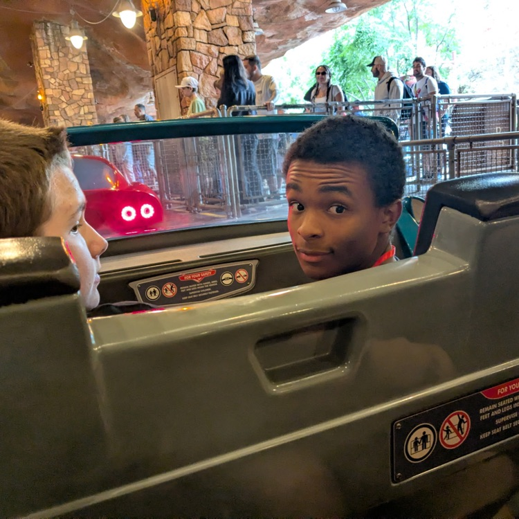 kids on ride