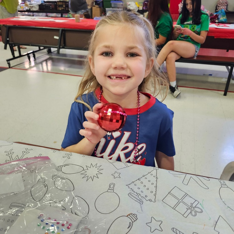 child with ornament