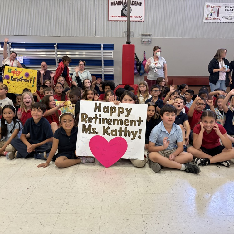 kids with poster