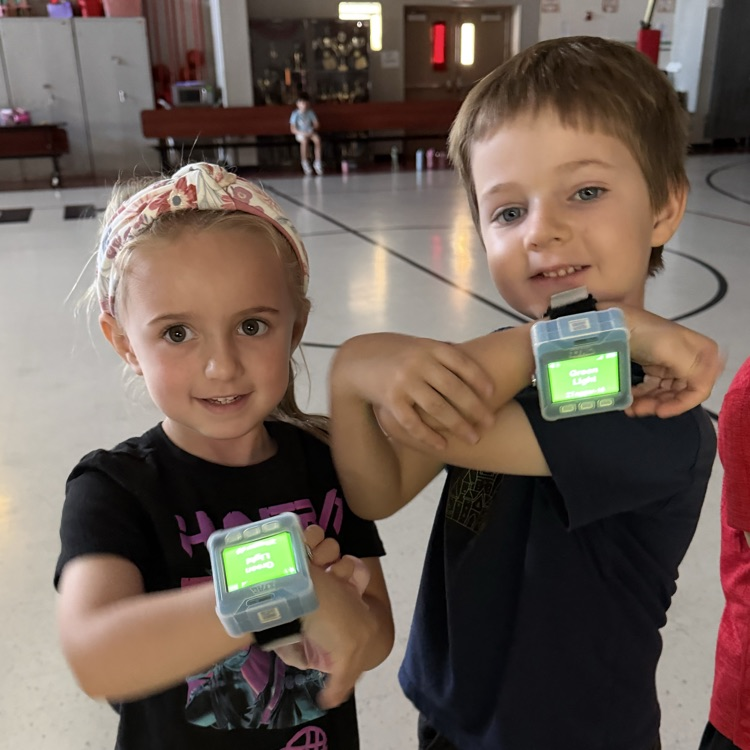 kids with fun bracelets