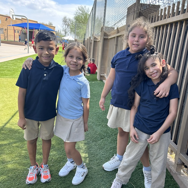 kids smiling