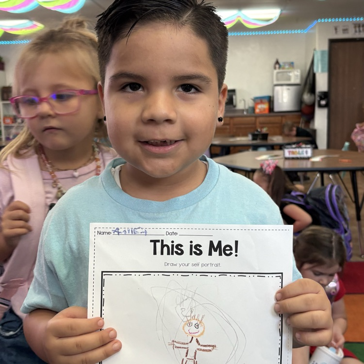 child with art