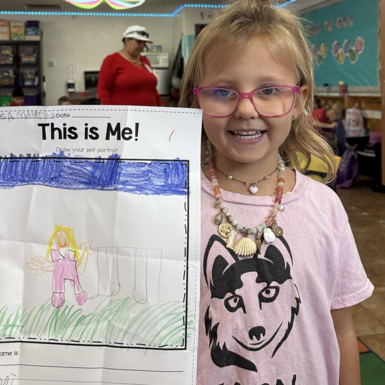child with art