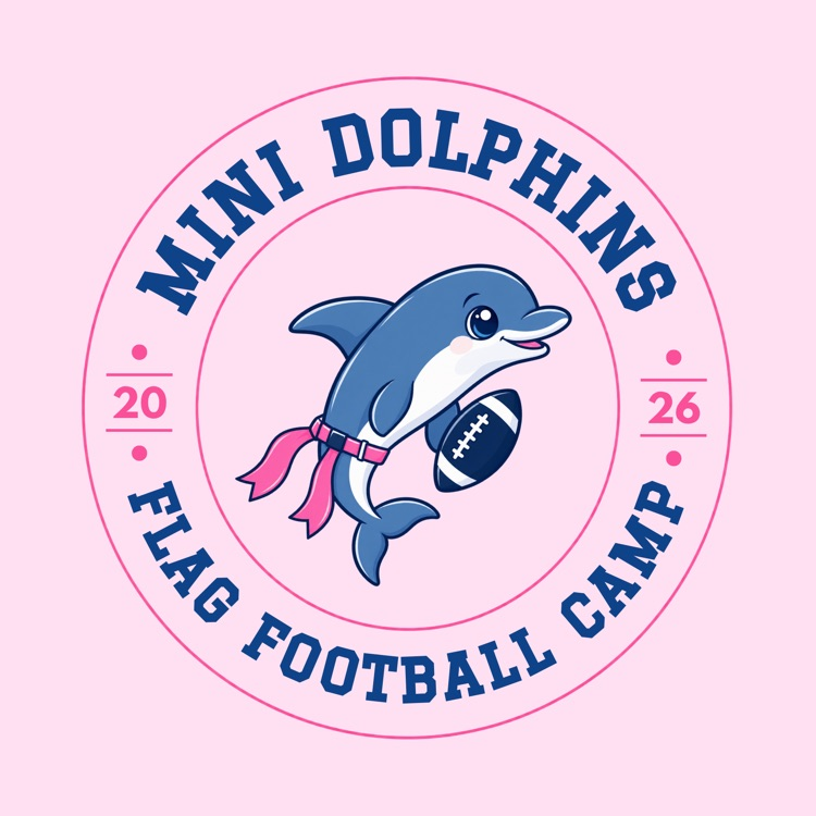 mini dolphins t shirt design