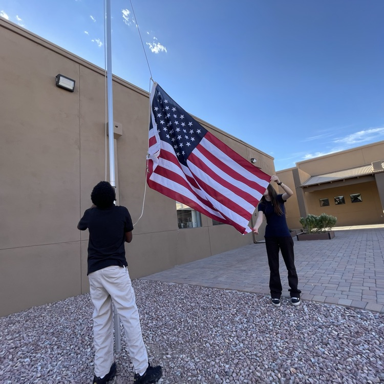 kids with flag