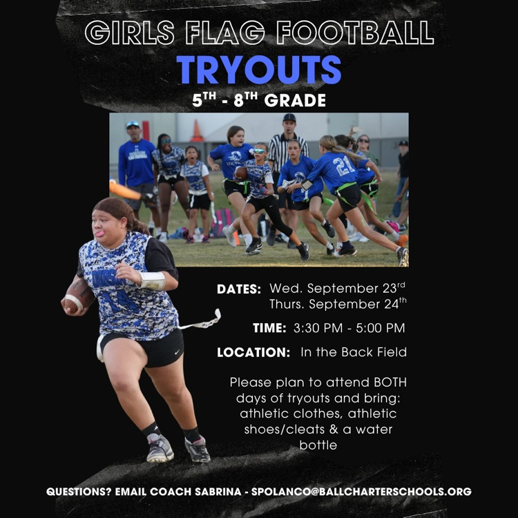 girls flag football tryouts