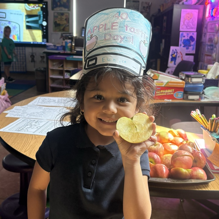 child with Apple 
