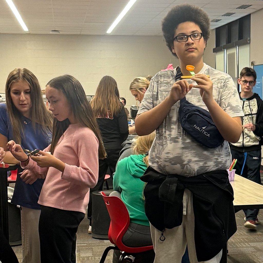 GMS students creating in STEAM