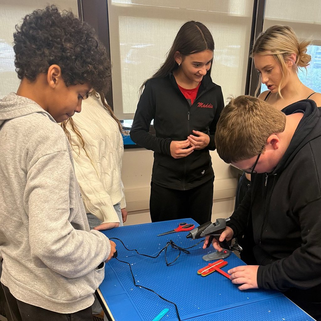 GMS students creating in STEAM