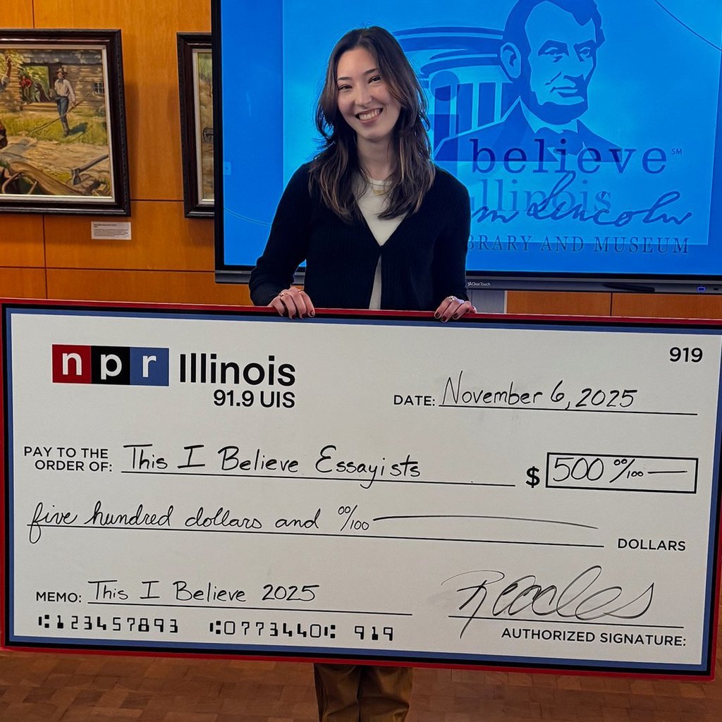 Kate Downing at the This I Believe Essay Contest.