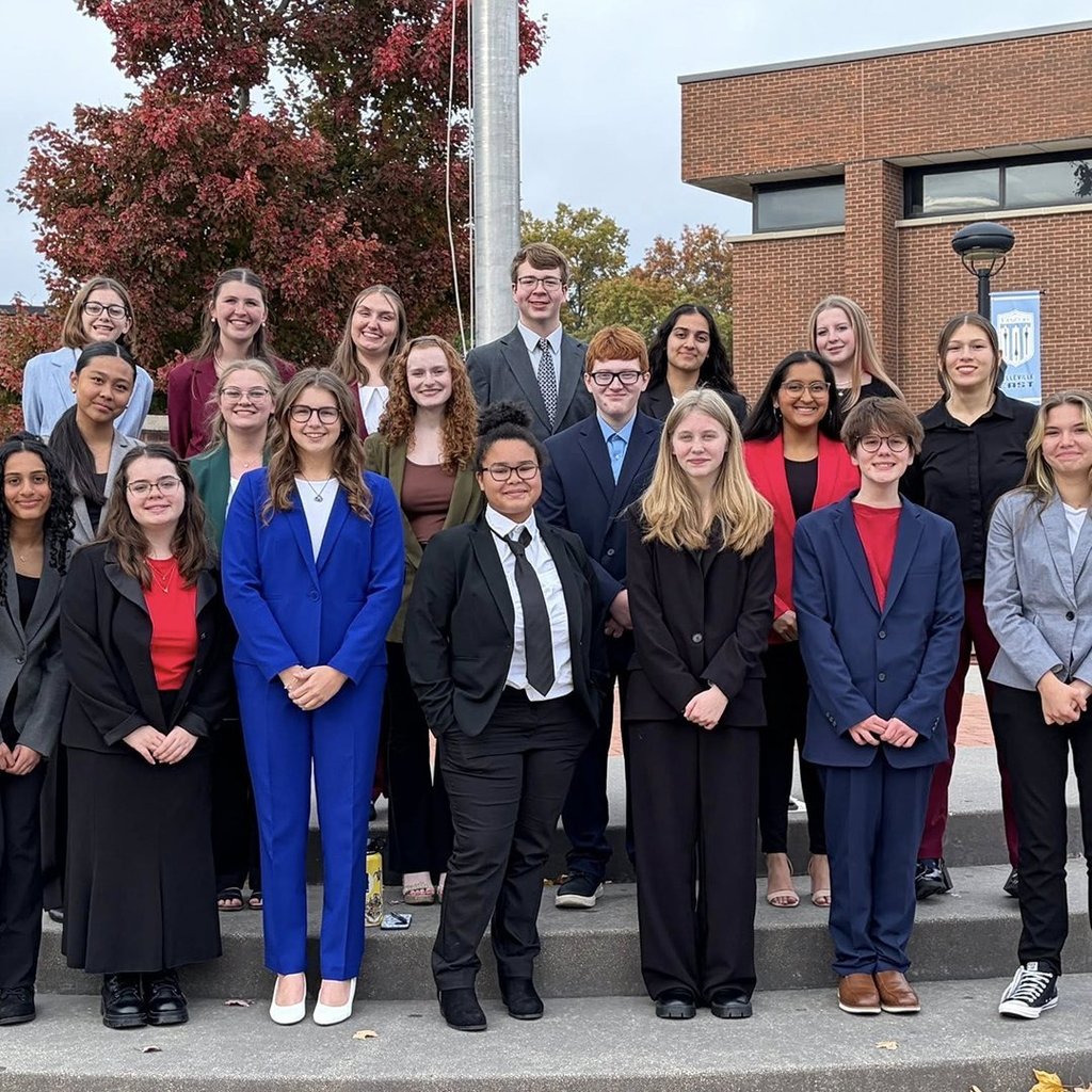 Speech Team members at Belleville East