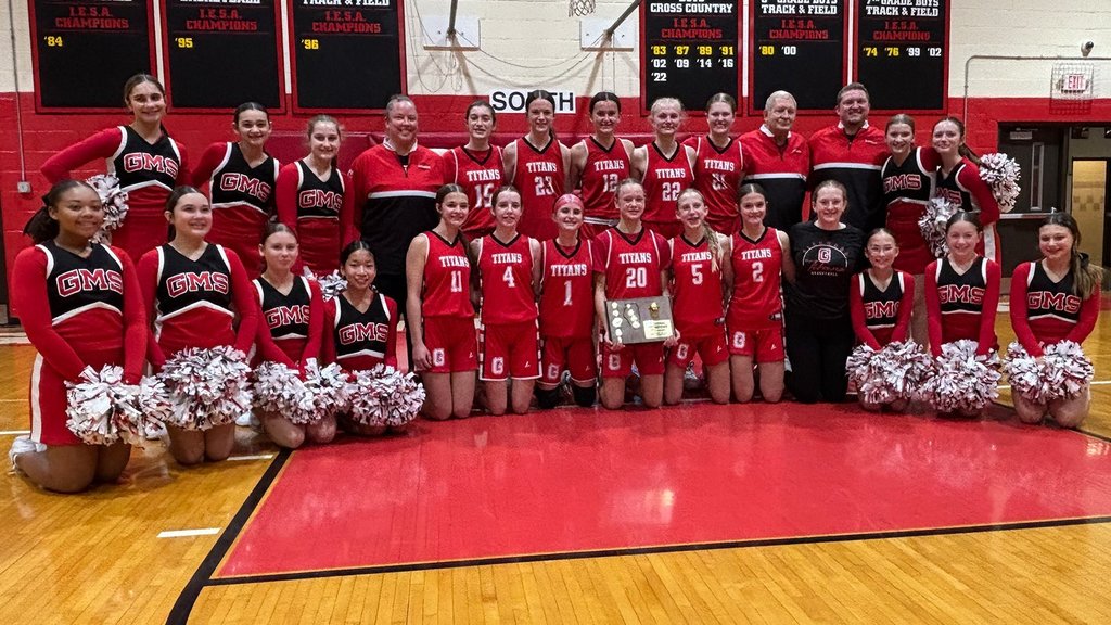 GMS 8th grade girls basketball Regional Champs
