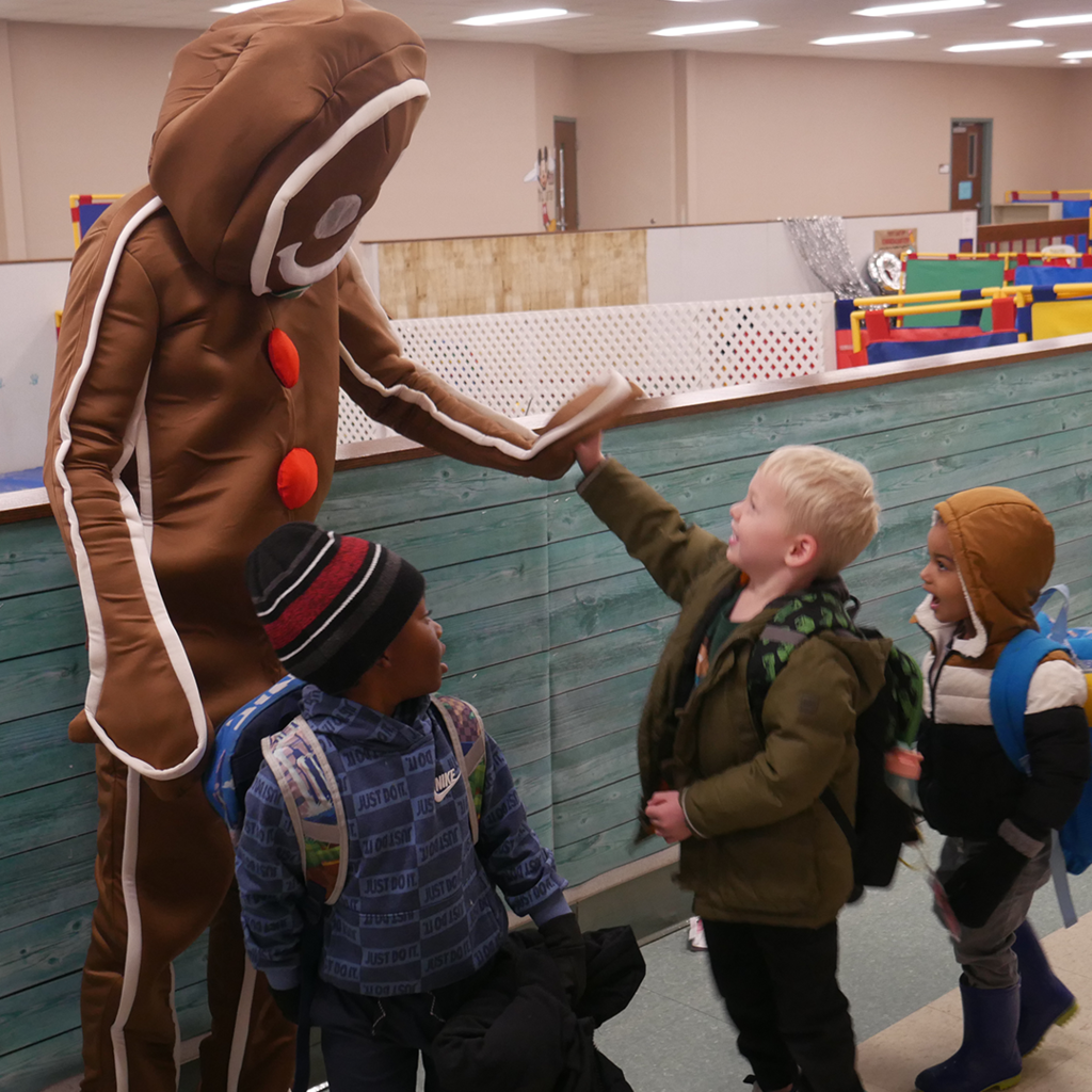 The Jane Hay Sales and Staging Team spread Holiday cheer to BES!