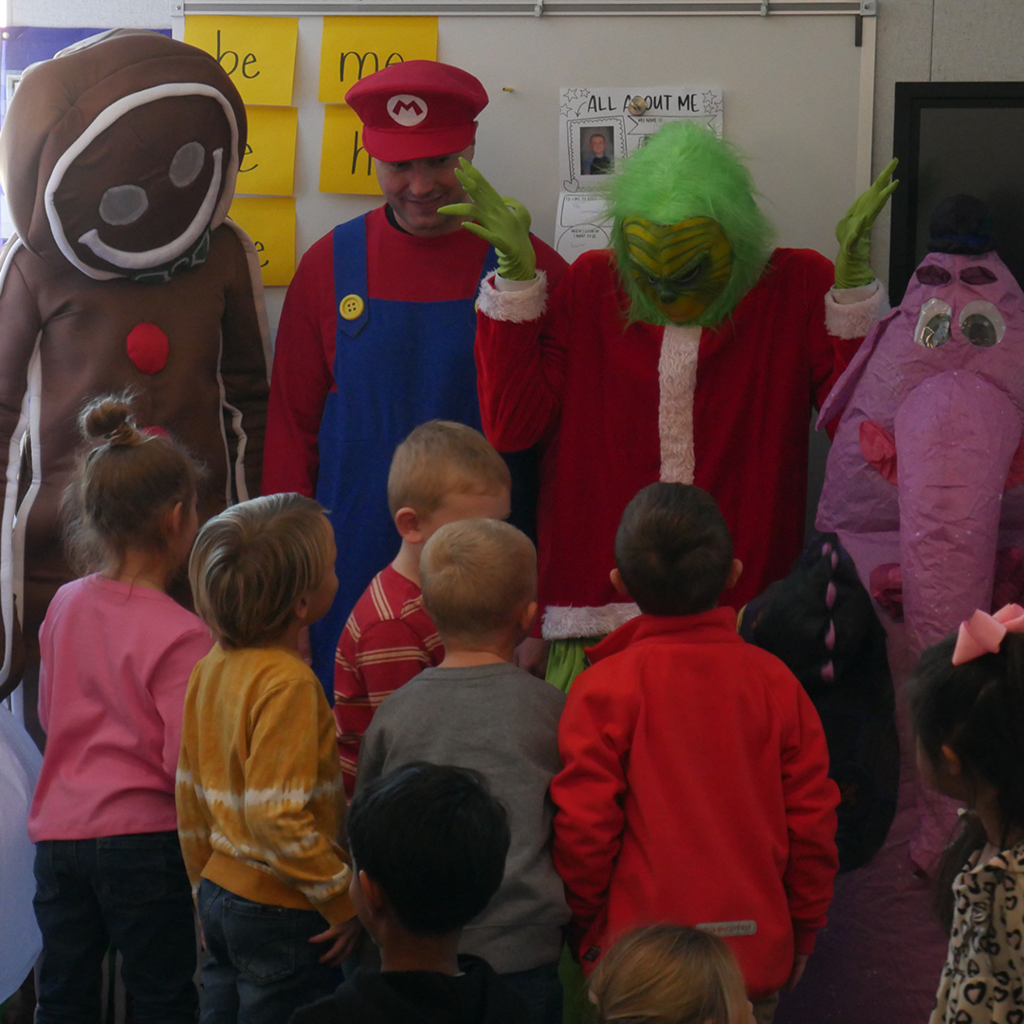 The Jane Hay Sales and Staging Team spread Holiday cheer to BES!