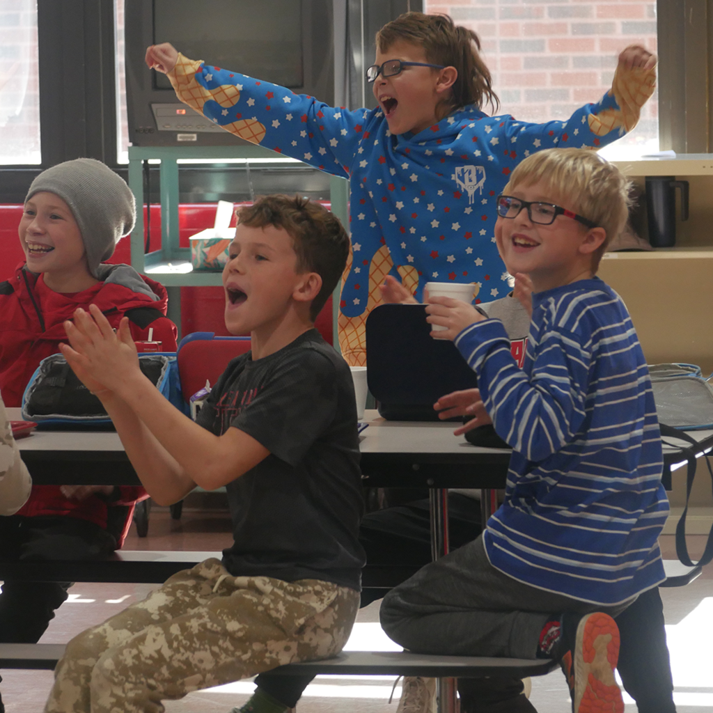 The Jane Hay Sales and Staging Team spread Holiday cheer to BES!