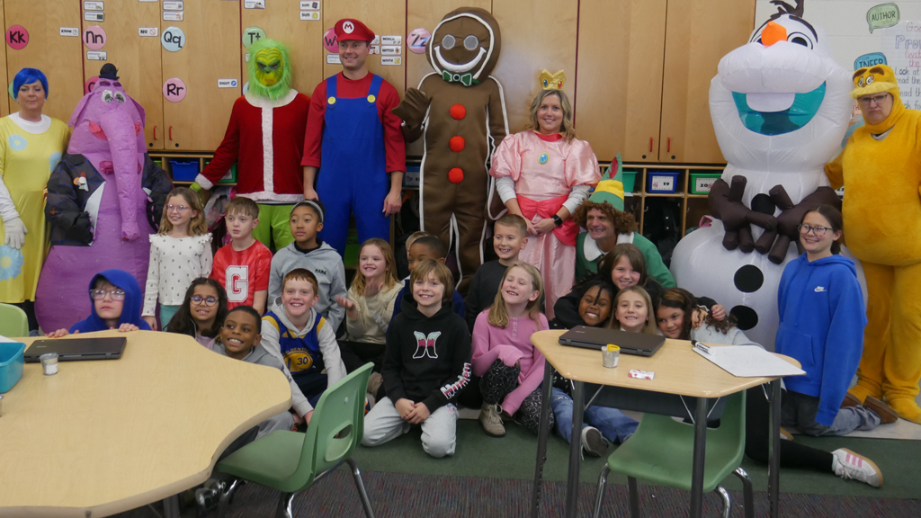 The Jane Hay Sales and Staging Team spread Holiday cheer across Ball-Chatham School District last week!