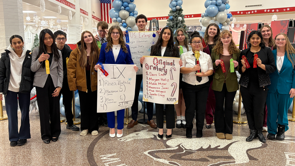 GHS speech team at Munster HS (IN)
