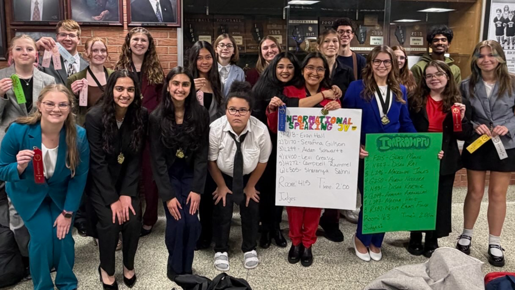 GHS speech team at Richwoods HS