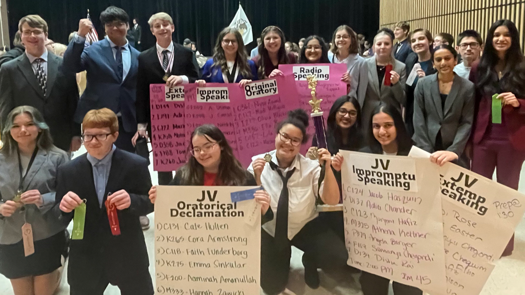 GHS speech team at Bloomington HS