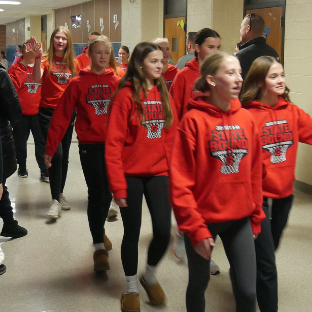 State Bound GMS 8th Grade girls basketball
