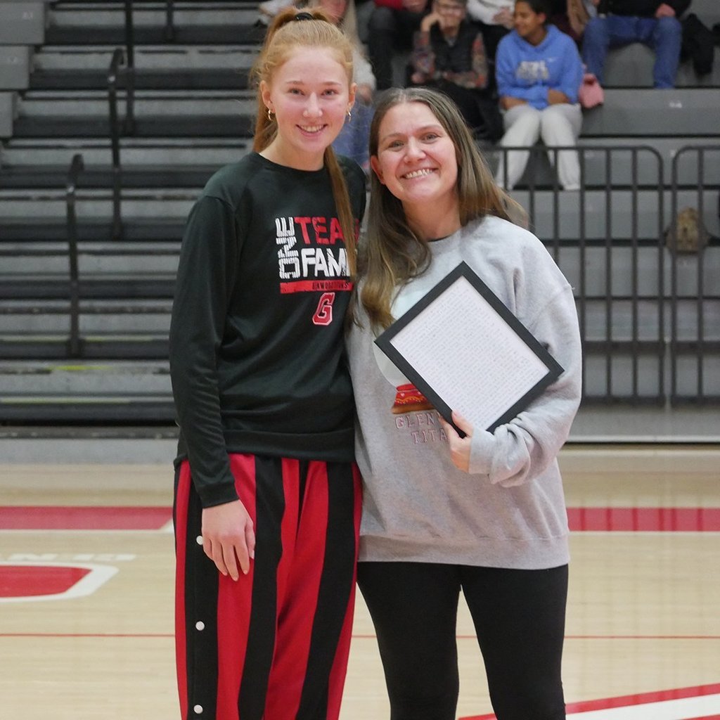 GHS girls basketball Staff Appreciation Night