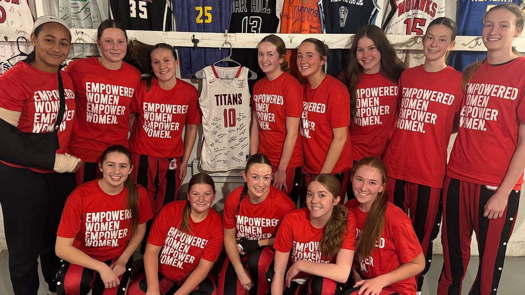 GHS girls basketball playing at the legendary Hoosiers Gym in Indiana