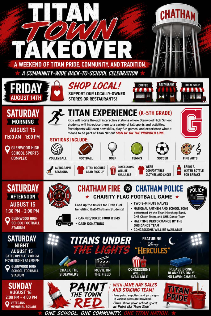 Titan Town Takeover Flyer