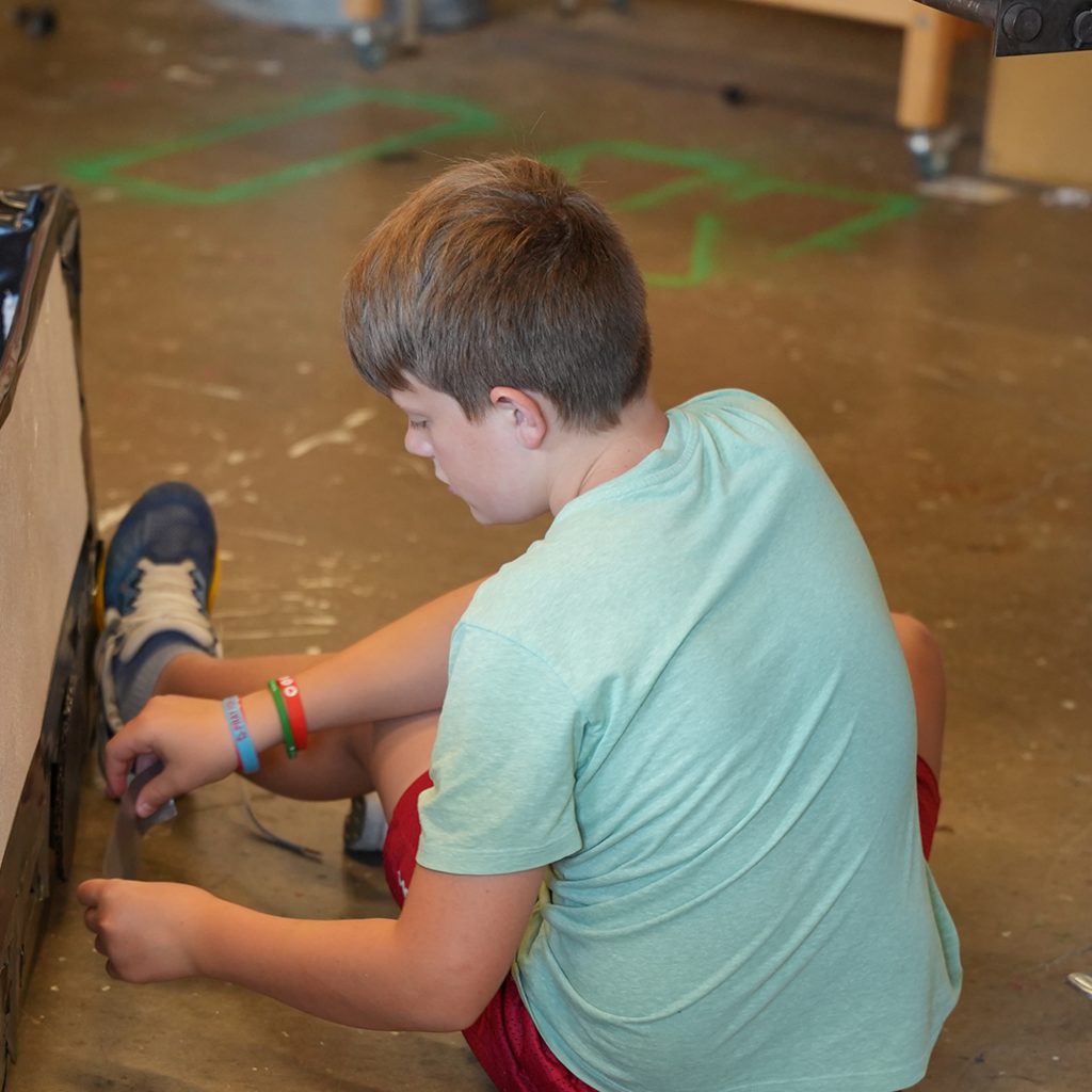 Boats created for cardboard boat regatta