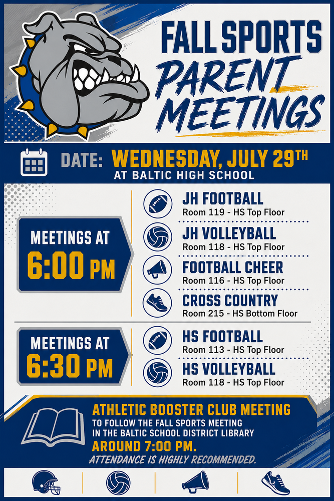 Fall Sports Meeting Flyer