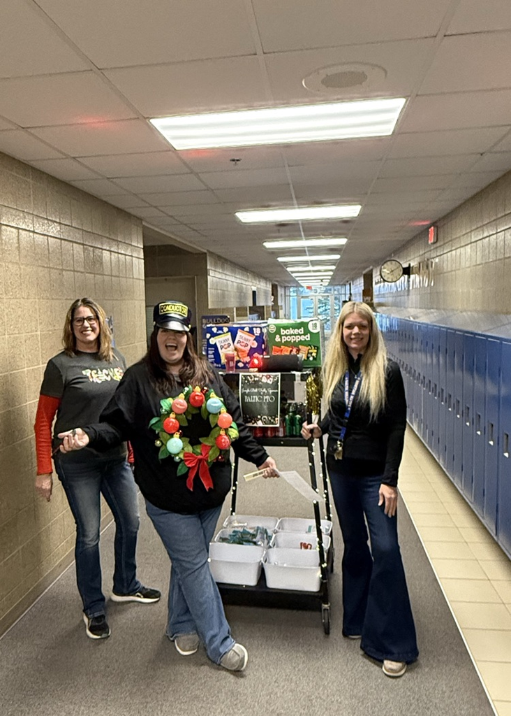Thank you to the Baltic PTO for bringing some extra joy to the elementary staff this morning! The Jingle Bell Trolly is always so much fun!