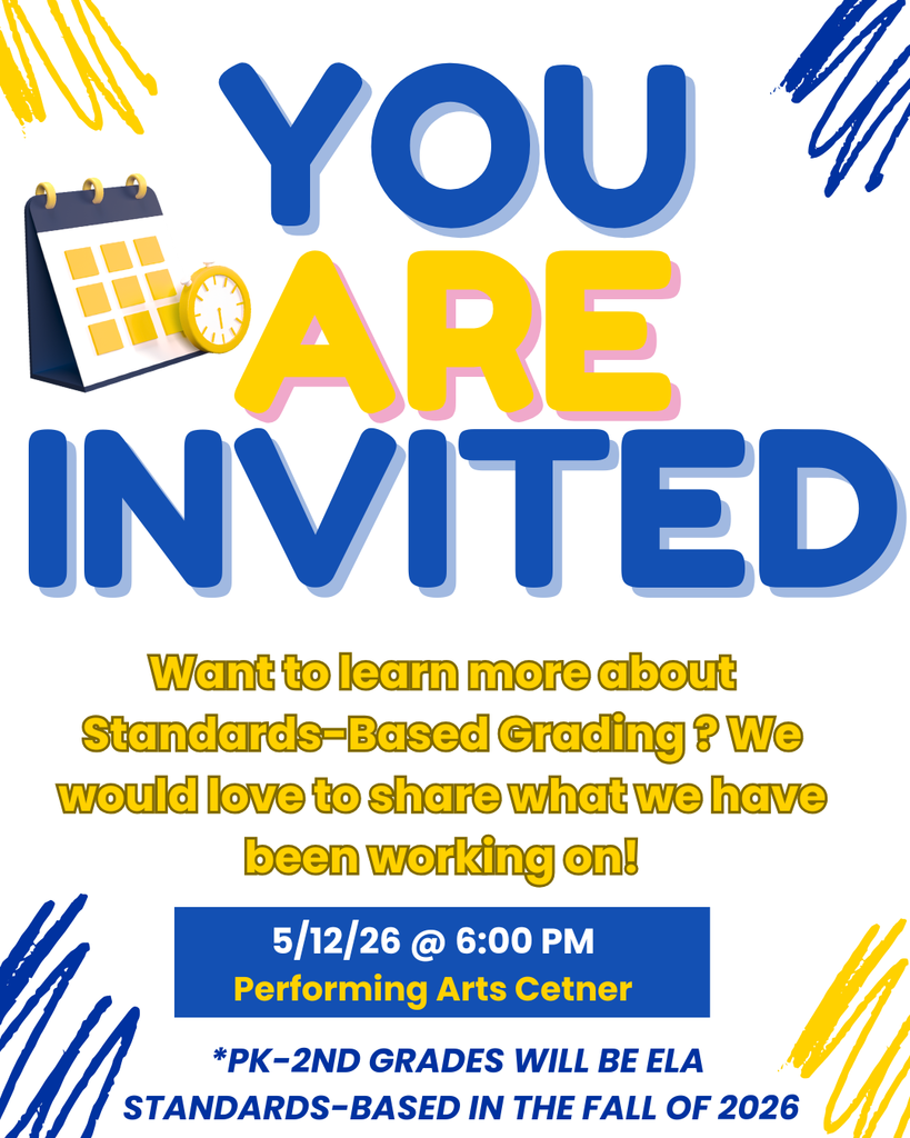 Come learn more about the Baltic School District's move to Standards-Based Learning! Grades PK-2nd will start in the fall of 2026 with grades 3rd-8th starting in the fall of 2027. All families are welcome! If you can't attend, we will share what you missed!