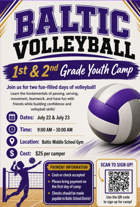 Baltic Volleyball Flyer