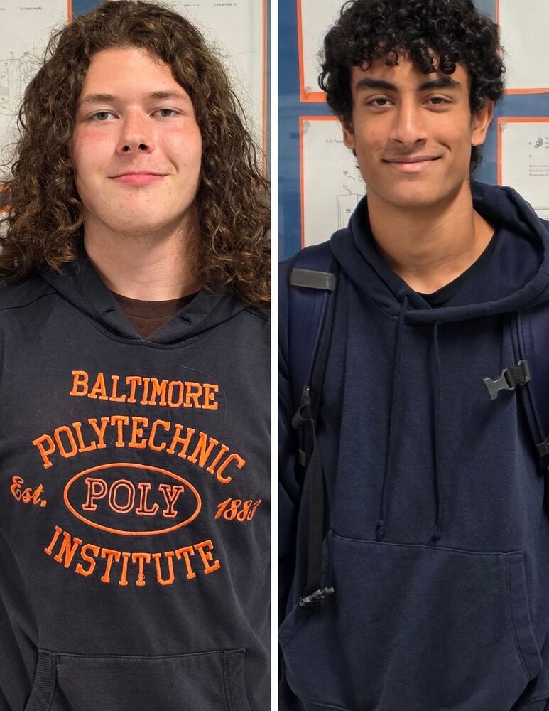 Winton (left) Karun (right) of Polytechnic Institute