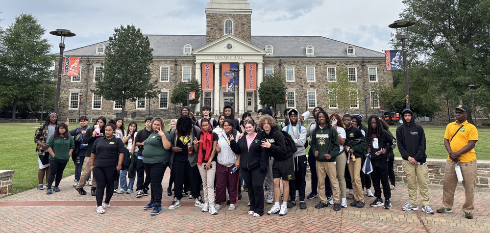 Students at Morgan State Universit