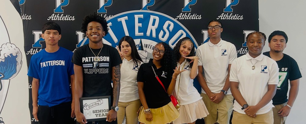 Patterson High students posing 